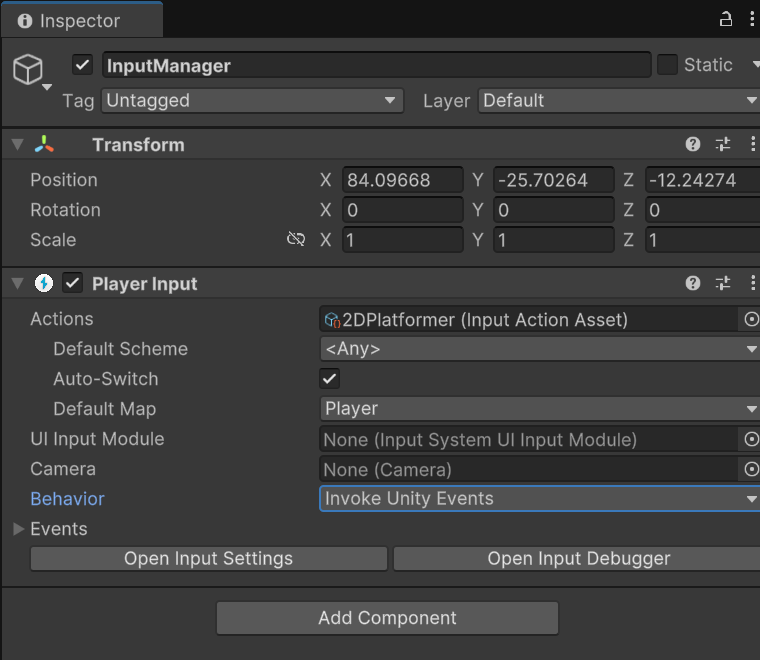 Change Action Behavior